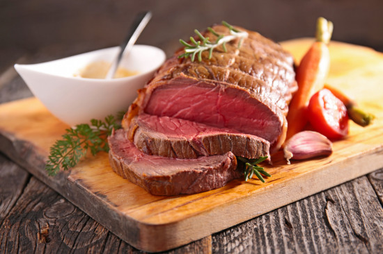 rosbeef cuit tranché